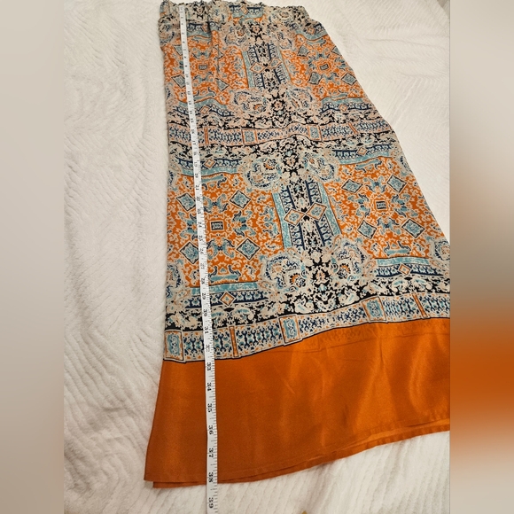 Anthropologie VanessaVirginia Palme Silk Maxi Skirt - Picture 8 of 10